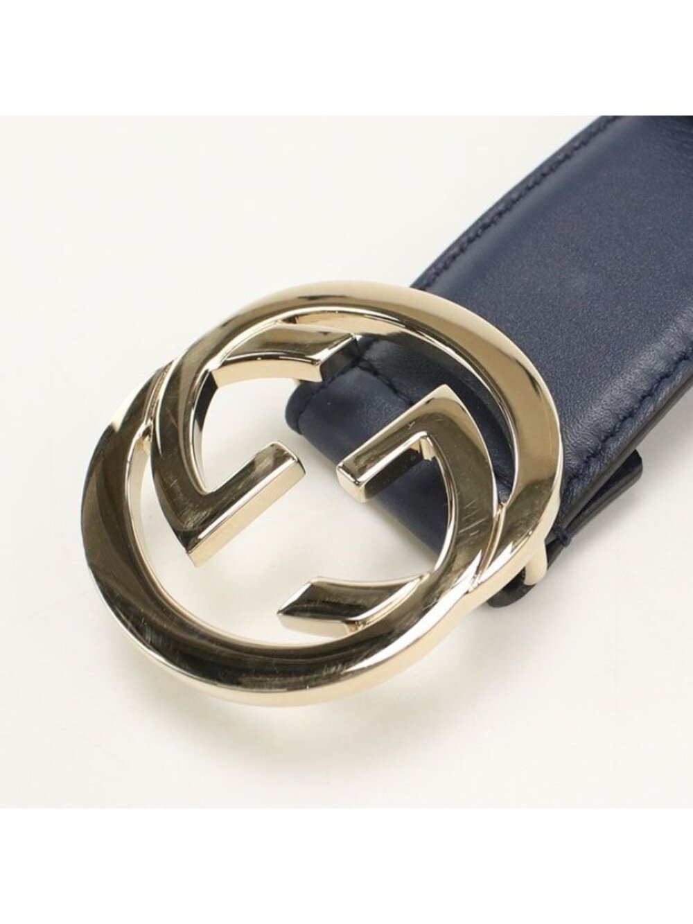 Gucci Leather Belt Interlocking - Picture 2 of 6